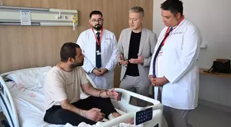 Elektrik akımına kapılan işçi, doku nakliyle dört uzvunu kaybetmekten kurtuldu