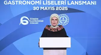 Emine Erdoğan, 'Türkiye Gastronomi Liseleri Projesi' tanıtım programına katıldı Açıklaması