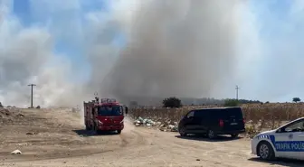 Enez'de Çöplük Yangını Kontrol Altına Alındı