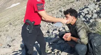 Kayseri'de Mahsur Kalan Dağcı Kurtarıldı