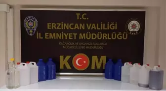 Erzincan'da Sahte İçki Operasyonu: 1 Gözaltı