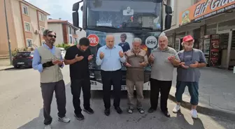 Erzincan'dan Filistin ve Suriye'ye İnsani Yardım Tırı Uğurlandı