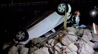 Erzurum'da Köprüden Düşen Otomobilde 1 Ölü, 1 Yaralı