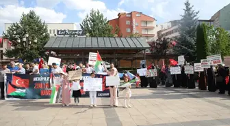 Erzurum'da Sağlık Çalışanlarından Gazze'ye Destek İçin 88. Haftada Sessiz Yürüyüş