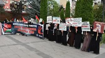 Erzurum'da sağlık çalışanları 91 haftadır Gazze için yürüyor
