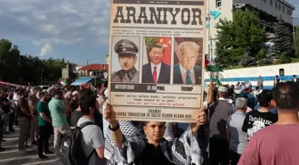 Erzurum'da Sağlık Çalışanlarından Gazze İçin Protesto Yürüyüşü