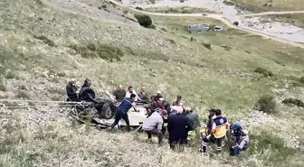 Erzurum'da Kamyonet Devrildi, Sürücü Hayatını Kaybetti