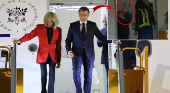 Eşi Brigitte, Macron'u kameraların önünde tokatladı