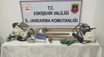 Eskişehir'de Kaçak Kazı Yapan Şüpheli Gözaltına Alındı