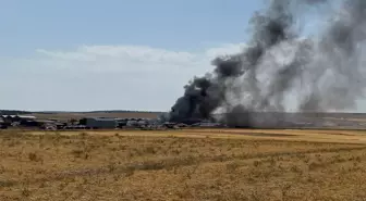 Eskişehir'de Geri Dönüşüm Tesisinde Yangın Çıktı
