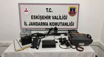 Beylikova'da Kaçak Kazı Yapan 4 Kişi Suçüstü Yakalandı