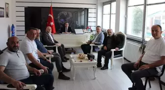 Eynesil Sivil İrade Platformu Kaymakam Pamuk'u Ziyaret Etti