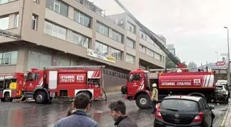 Eyüpsultan'da Tekstil Fabrikasında Yangın Paniği