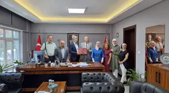 Faruk Anbarcıoğlu, Yıldırım İlçe Emniyet Müdürü Yalta'yı ziyaret etti