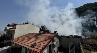 Fethiye'de Müstakil Evde Yangın Çıktı