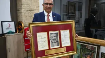 Türk Kızılay Genel Sekreteri Ramazan Saygılı, Dedesi Onbaşı Yusuf'un Mektubuna Kavuştu
