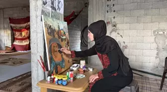 Yasemin Esad Ebu Muhaysin: Gazze'nin Acılarını Tuvale Aktaran Filistinli Ressam