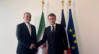 Macron ve Pezeşkiyan, İran'ın Nükleer Programını Görüştü