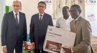 TİKA'dan Gabon'a Görsel-İşitsel Eğitim Desteği
