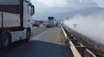 TAG Otoyolu’nda Yangın Korku Yarattı