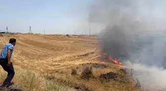Gaziantep'te 300 Dönümlük Alanda Anız Yangını Çıktı
