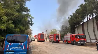 Gaziantep'te Halı Fabrikasında Yangın