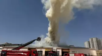 Gaziantep'te Lise Atölyesinde Yangın