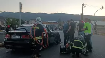 Gaziantep'te Tır-Otomobil Çarpışması: 2 Yaralı