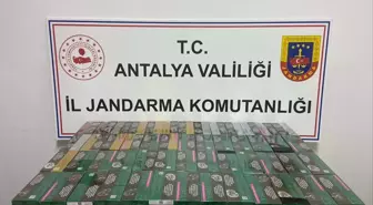 Gazipaşa'da 2 Bin Paket Gümrük Kaçağı Sigara Ele Geçirildi