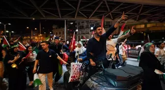 İzmir'de Gazze Protestosu: 'Filistin Özgür Olana Dek Mücadele Sürecek'