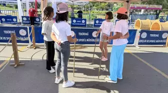 Geleneksel Oyunlar Tırı Tekirdağ'da Çocuklarla Buluştu