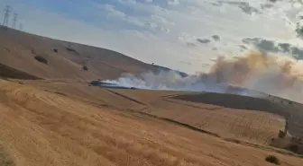 Çanakkale'de Anız Yangını Söndürüldü