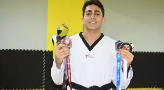 16 Yaşındaki Milli Tekvandocu Tuğra, Altın Madalya İçin Sıkı Çalışıyor