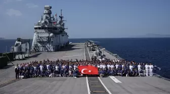 Gençlerin TCG Anadolu gemisiyle 'Zafer Yolculuğu' gururu