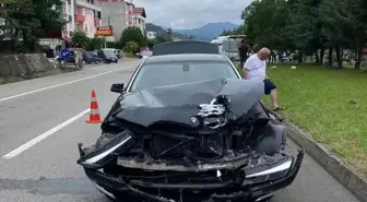 Giresun'da Otomobil Kazası: 4 Yaralı