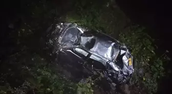 Giresun'da otomobil uçuruma yuvarlandı: 3 ölü, 1 yaralı