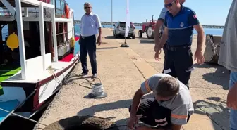 Gökçeada'da Deniz Dibi Temizliği Yapıldı