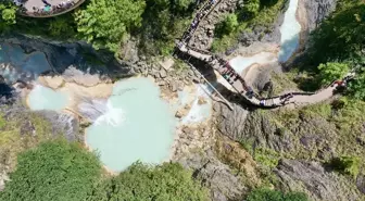 Giresun'un Göksu Travertenleri ve Mavigöl, Turizmde Yeni Bir Cazibe Merkezi