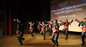 Gölbaşı'nda Maarif Halk Dansları Topluluğu Yıl Sonu Gösterisi Düzenlendi