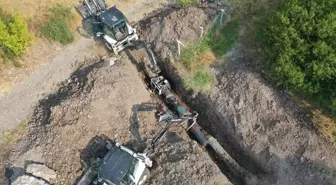 Güdül'de Su Dağıtım Hattındaki Arıza İçin Çalışmalar Başladı