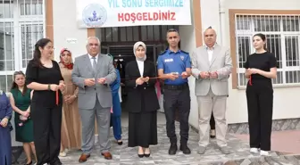 Gümüşhacıköy Halk Eğitim Merkezi Yıl Sonu Sergisi Açıldı