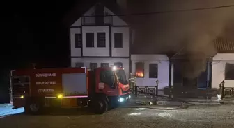 Gümüşhane'de Butik Otelde Yangın
