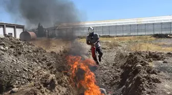 Kelkit'te İş Kazaları İçin Yangın Söndürme ve İlk Yardım Tatbikatı Yapıldı