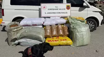 Gümüşhane'de 530 Kilogram Kaçak Tütün Ele Geçirildi