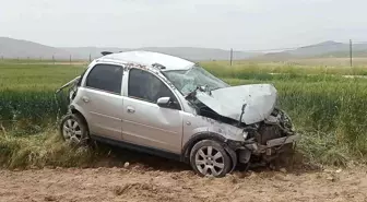 Günyüzü'nde trafik kazası, 1 yaralı