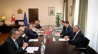 Gürcistan Parlamentosu Başkanı, TBMM Güvenlik ve İstihbarat Komisyonu'nu Kabul Etti