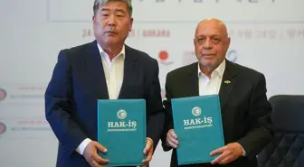 HAK-İŞ ve Kore Sendikalar Federasyonu'ndan İkili İşbirliği Anlaşması