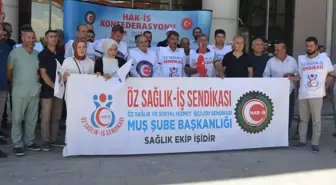 HAK-İŞ Muş'ta şehitler için anma programı düzenledi