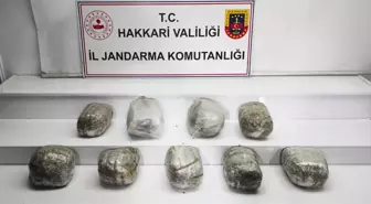 Hakkari'de 14 Kilogram Skunk Ele Geçirildi