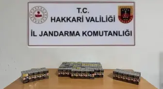 Hakkari'de Kaçak Sigara Operasyonu: 985 Paket Ele Geçirildi
